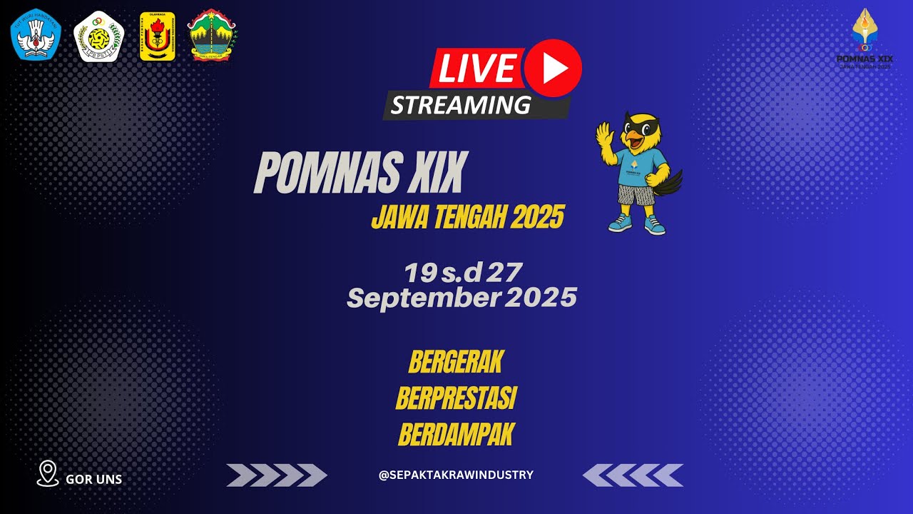 [LIVE] SEMI FINAL REGU PUTRA | DKI JAKARTA VS RIAU | POMNAS SOLO SEPAKTAKRAW 2025