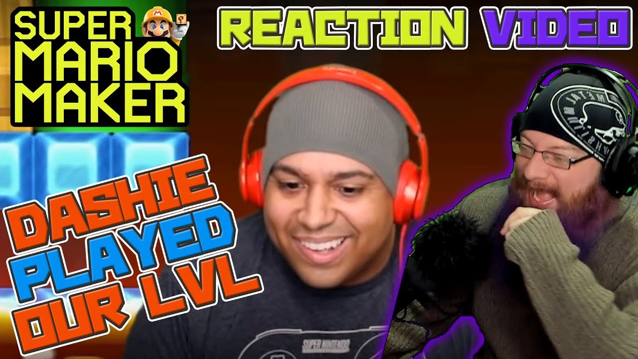Дэши прошла наш уровень! Видео с реакцией Ошикоросу для Super Mario Maker! ♥