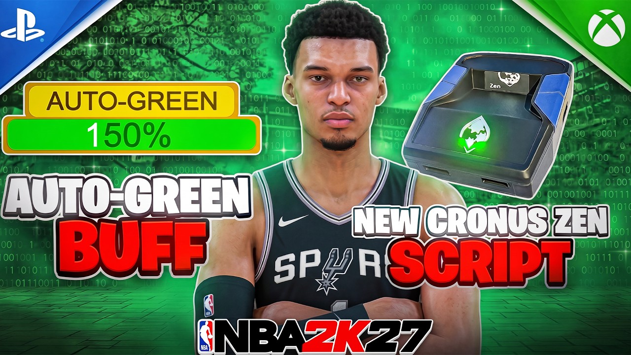 ЛУЧШИЙ скрипт Cronus Zen для NBA 2K27: Автоматический &laquo;зеленый&raquo; бросок для PS5/XBOX/PC