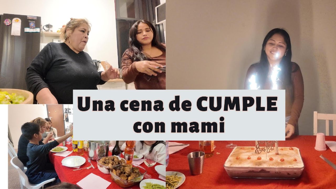 MIS 38 🎂✨ UNA CENA PREPARADA POR MI MAMÁ 🤍 ESTA VEZ SÍ VINO