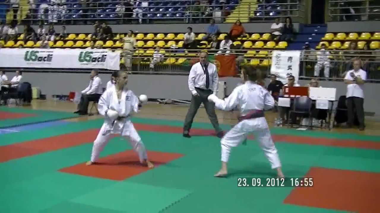 JKS EUROPEAN CHAMP. TORINO 2012 - YAEL HASSIDI KUMITE  ISRAEL