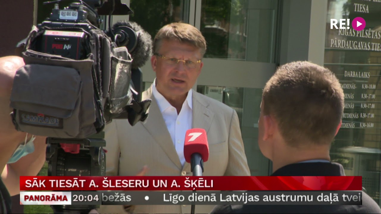 Sāk tiesāt A. Šleseru un A. Šķēli