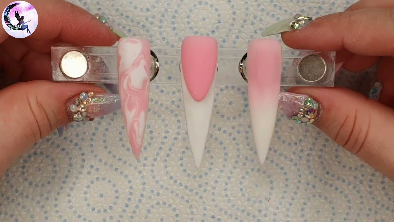 How to: french, babyboomer & marble nail with polygel