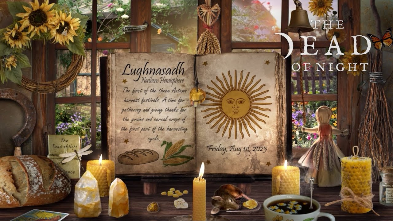 Lughnasadh/Lammas Altar 2025 Ambience 🧹☀️🌾🌻 | The First Harvest | Altar ASMR & Nature Sounds