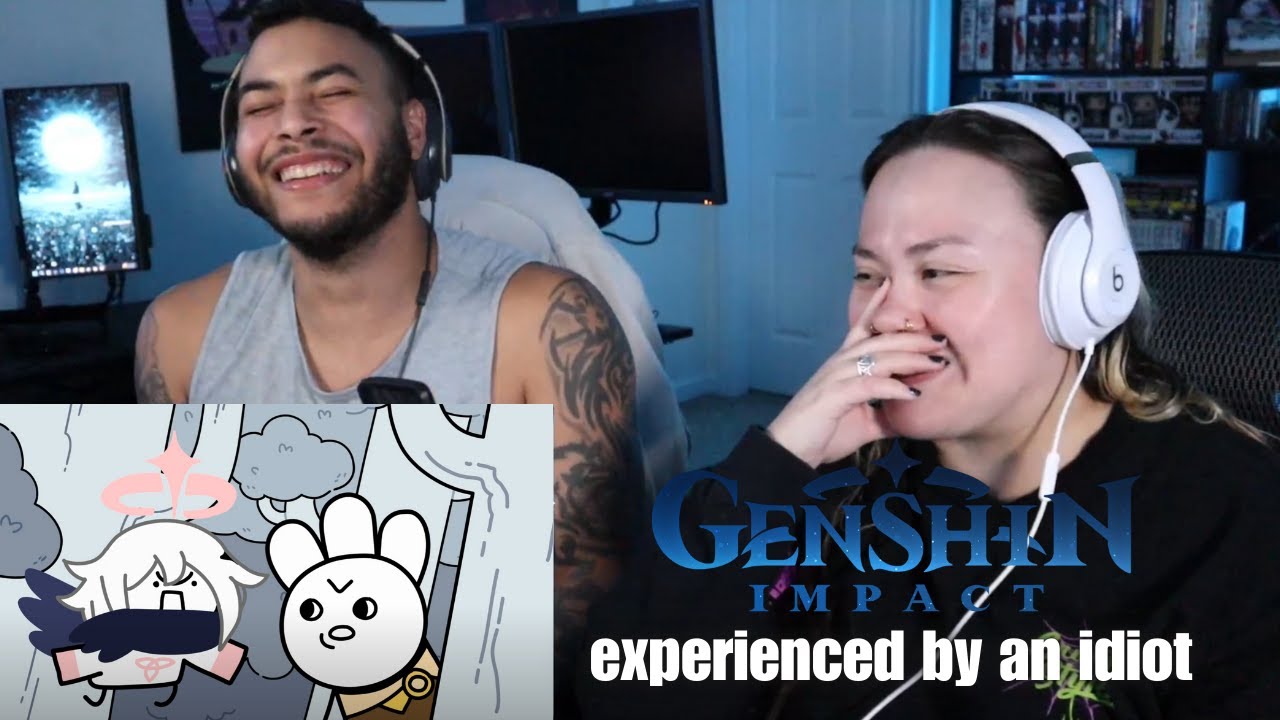 OtakuCouple React: Genshin Impact experienced by an idiot (Ice Cream Sandwich)