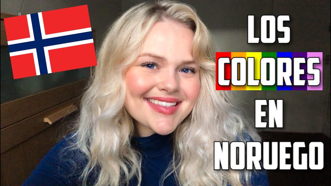 LOS COLORES EN NORUEGO - Aprende con una Noruega 🇳🇴