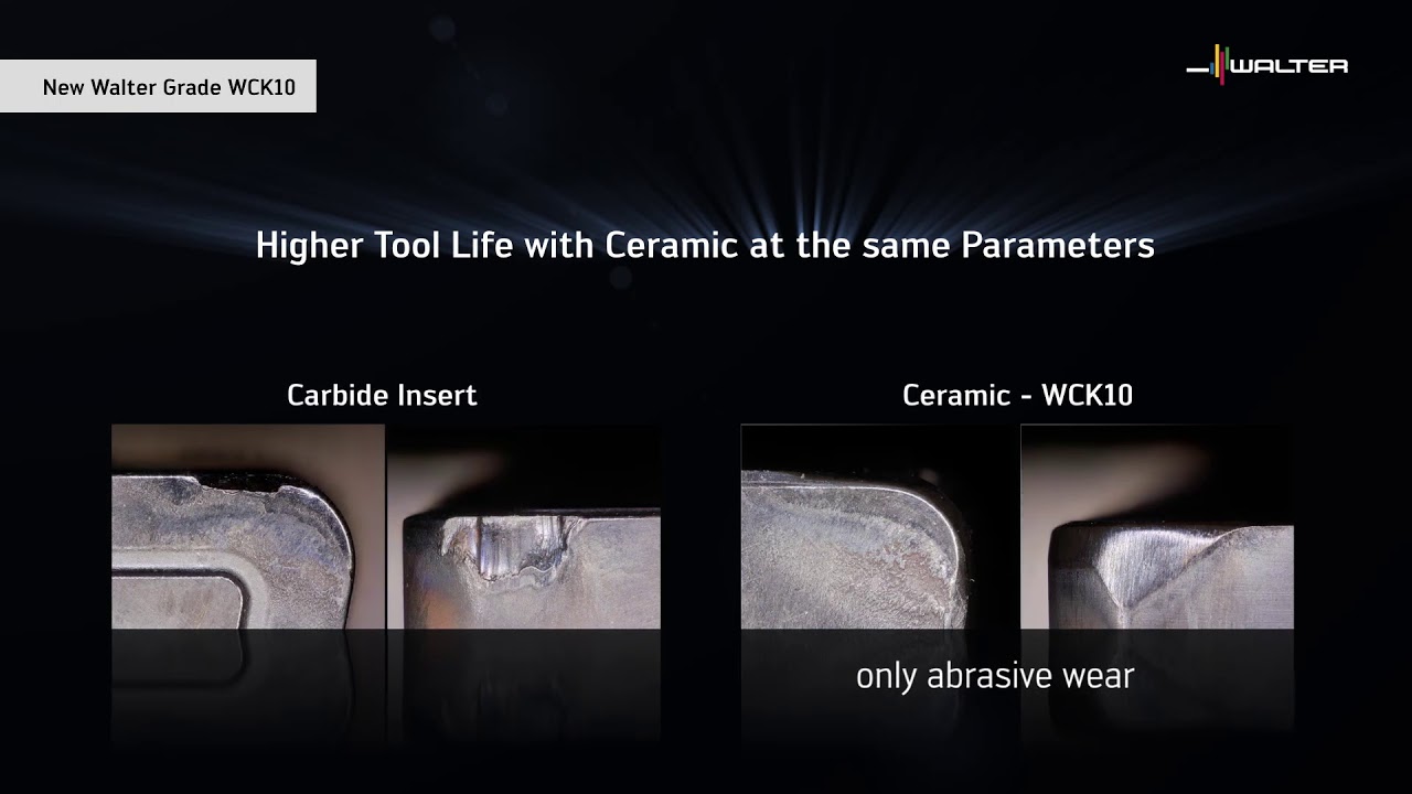 SI3N4 ceramic grade WCK10. Fast and productive on cast iron.