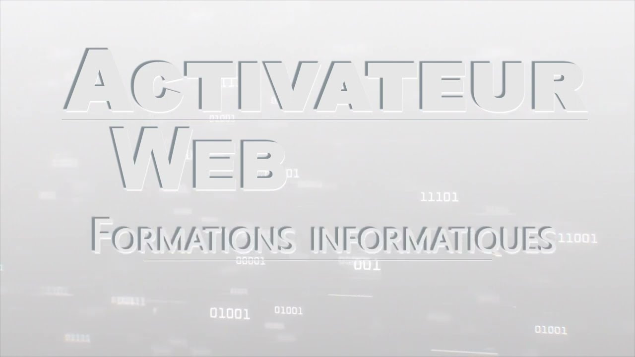 Trailer video Activateur Web