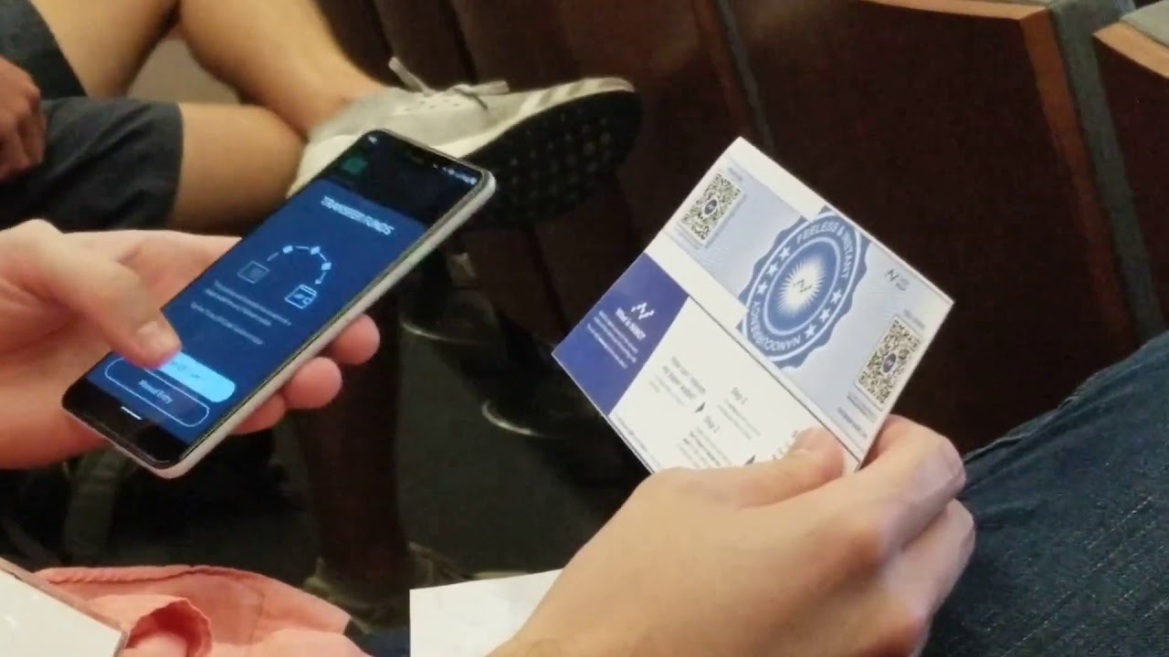 Sweeping a Nano Paper Wallet using Natrium