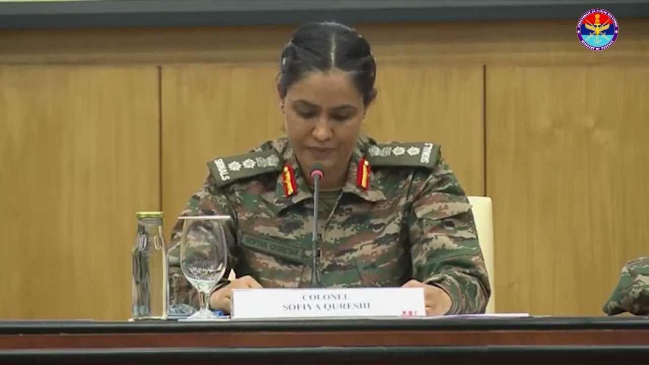 Col. Sofia briefing about the current situation