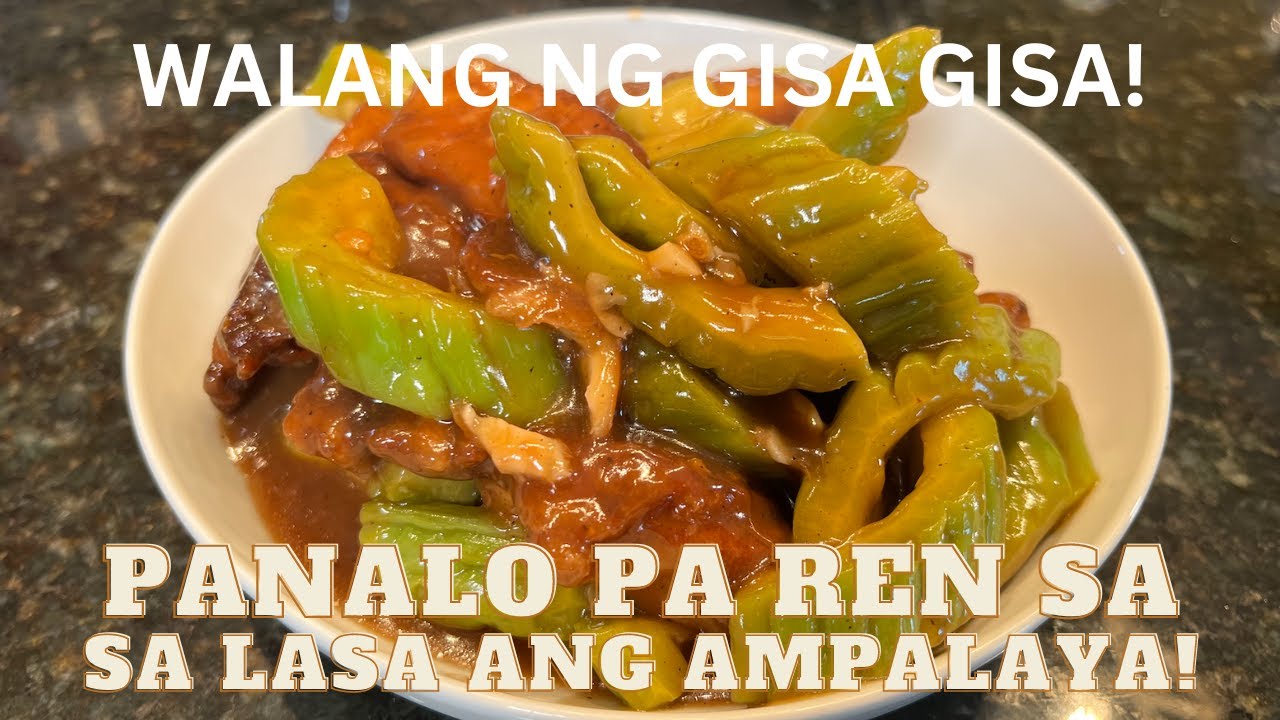 PINAGPALANG AMPALAYA AT TILAPIA