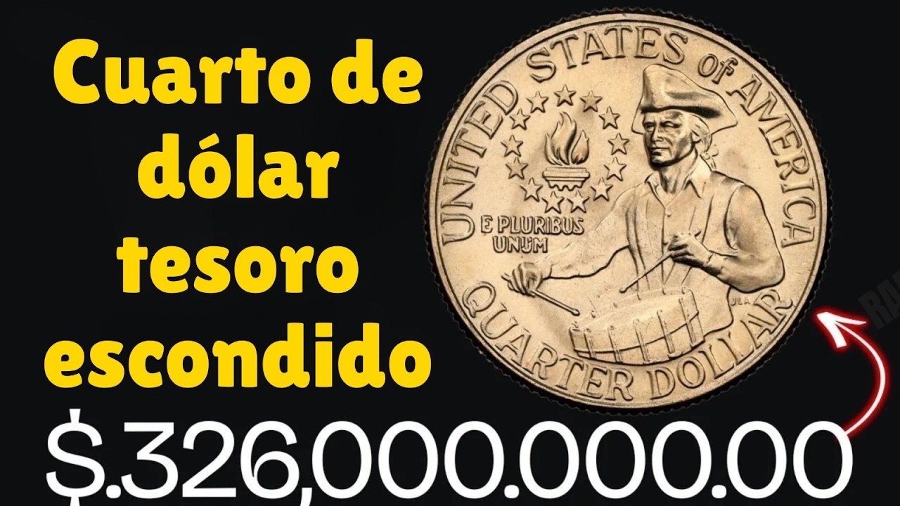 ¿Tienes este cuarto de dólar Podría ser un tesoro escondido 💰🪙