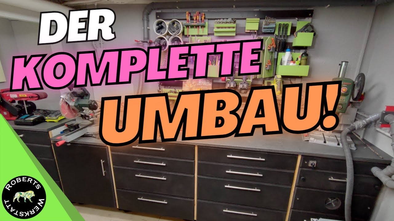 WERKSTATT UMBAU - Der komplette Umbau in einem Video!
