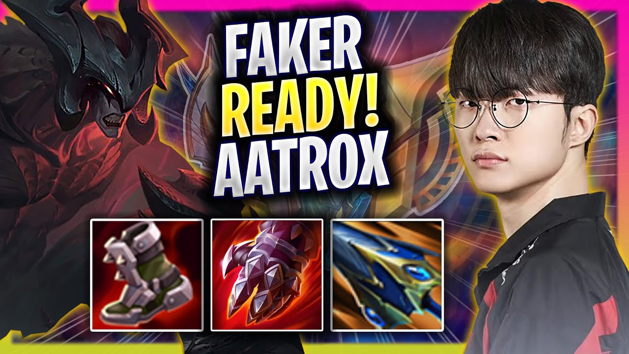 FAKER IS READY TO PLAY AATROX! - T1 Faker Plays Aatrox TOP vs Jayce! | Season 2025