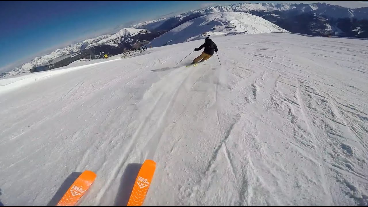 Sunny Serfaus on the #blackcrows Mirus Cor - Serfaus Fiss Ladis