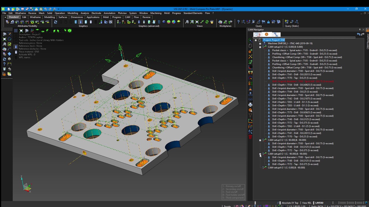 Visi Compass: Feature Based Machining