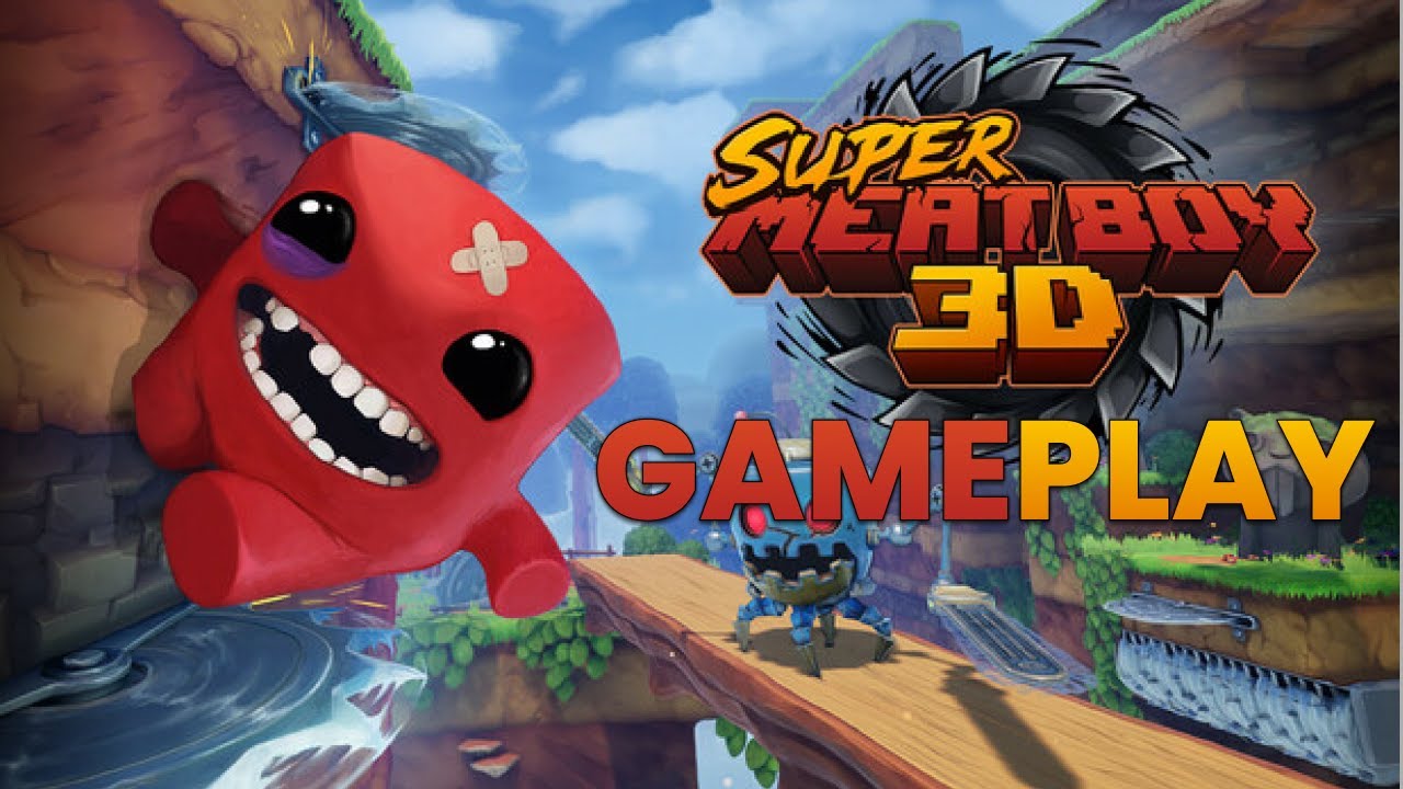 Super Meat Boy 3D gameplay Demo no commentary