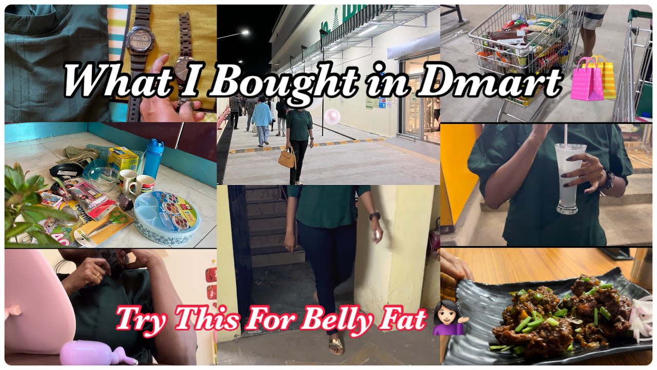 Vlog 139 || Dmart Budget Shopping 🛍️ || GRWM 🤗 || Try this Product for Belly Fat 💁🏻‍♀️ #vlog