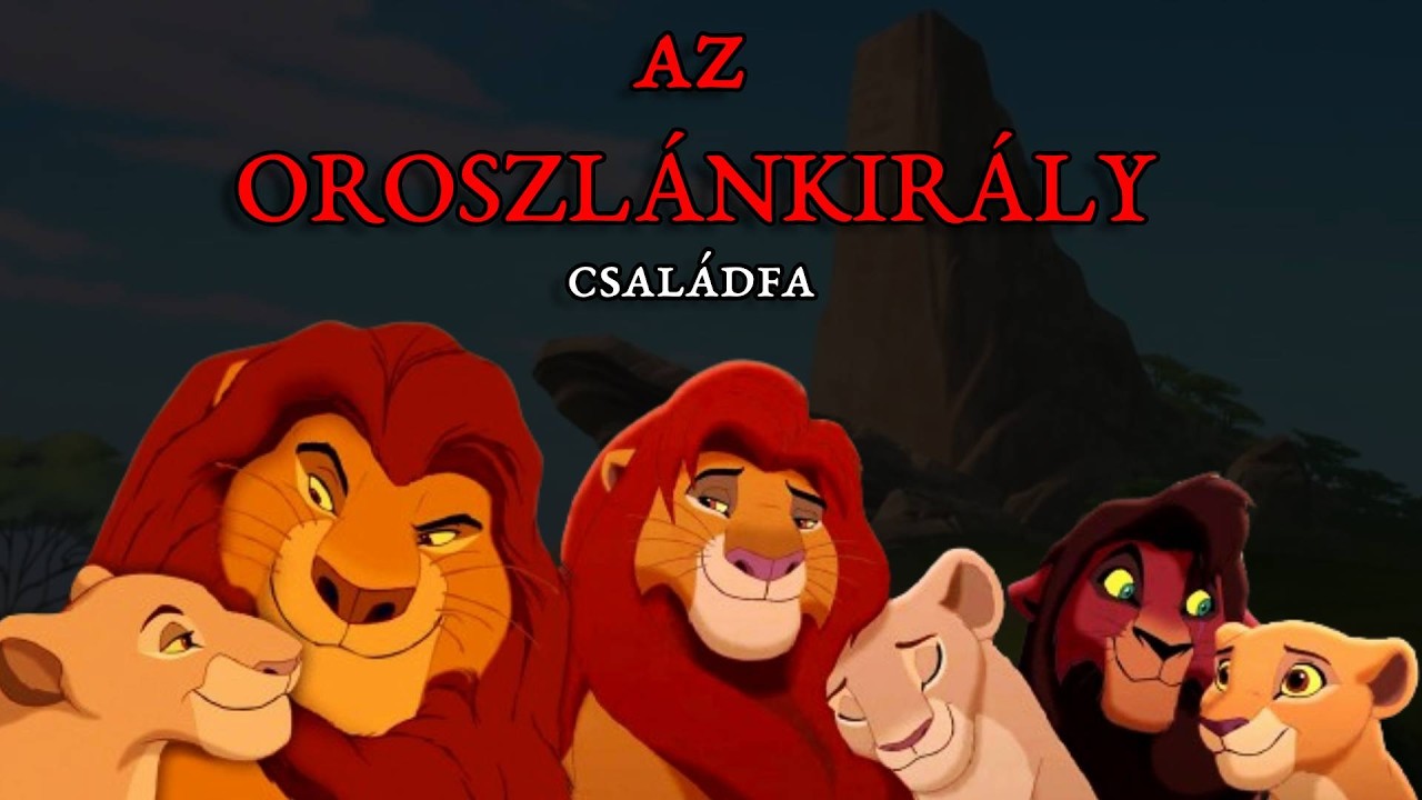 Az oroszlánkirály családfája