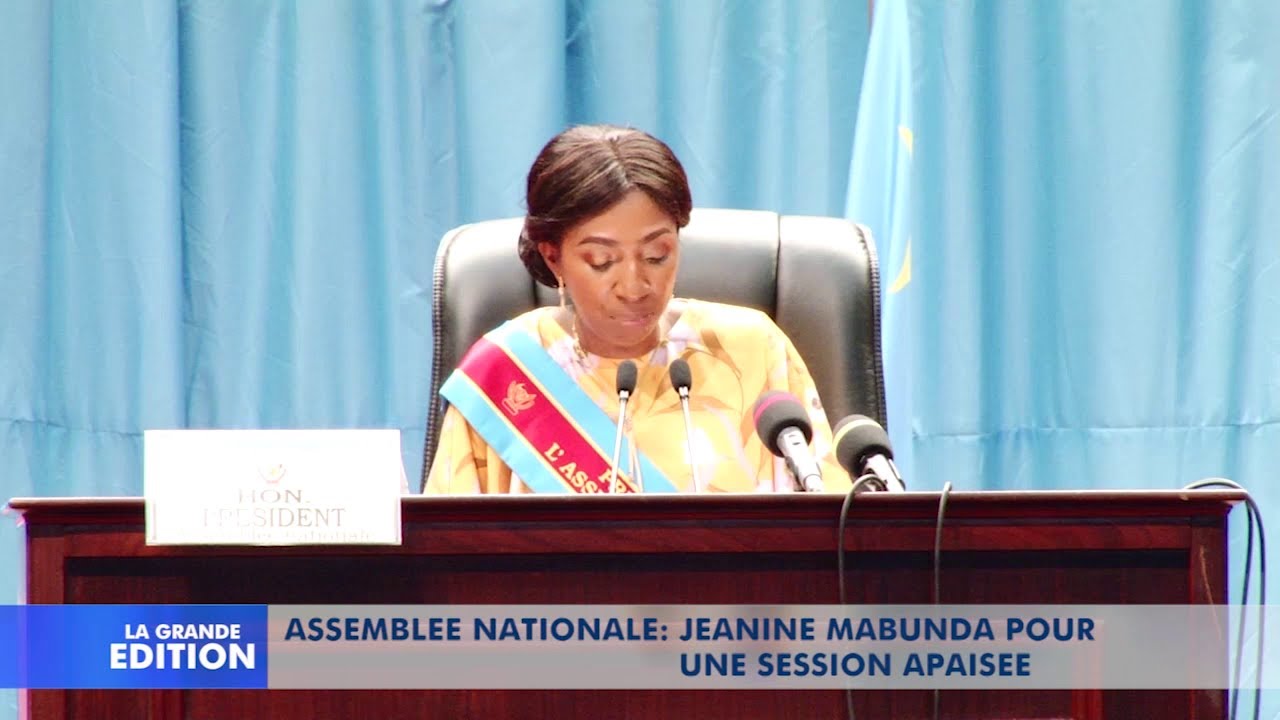 Assemblée Nationale: Jeanine MABUNDA pour une session apaisée