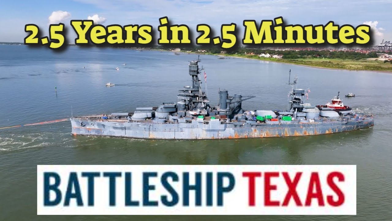 Battleship Texas USS Texas Complete Drydocking & Restoration Documentary