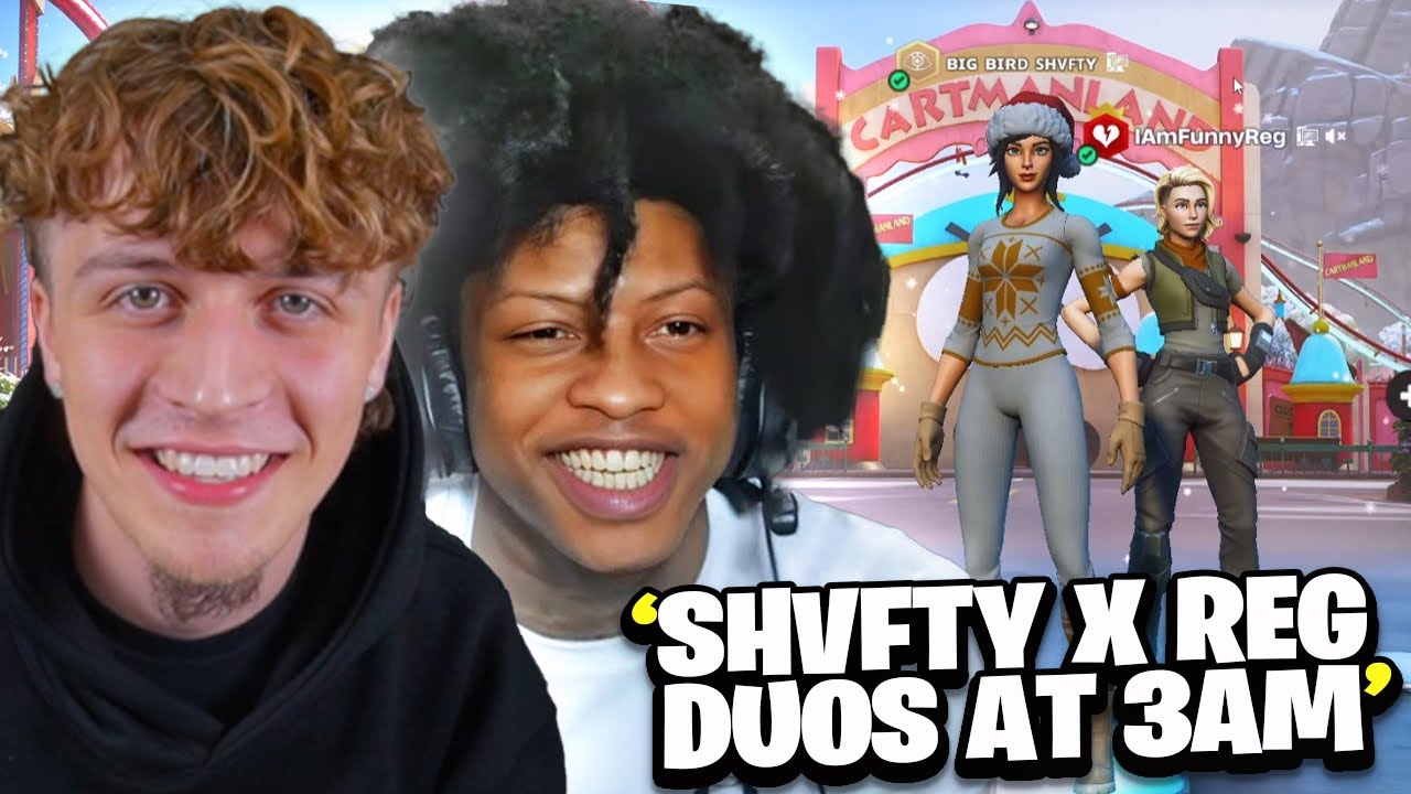 Shvfty & RegTooFunny Play Duos On Fortnite At 3AM.. (FUNNY)