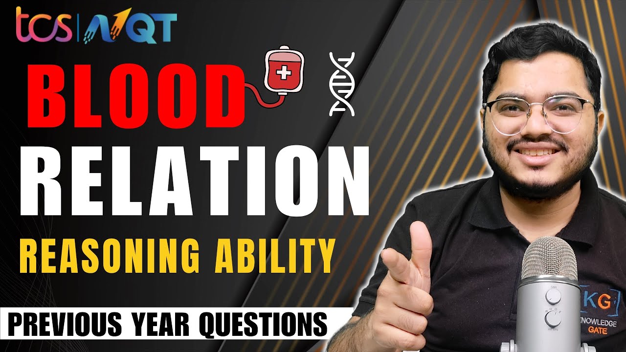 TCS Blood Relation Questions | TCS Reasoning Ability Questions 2025 | TCS Preparation