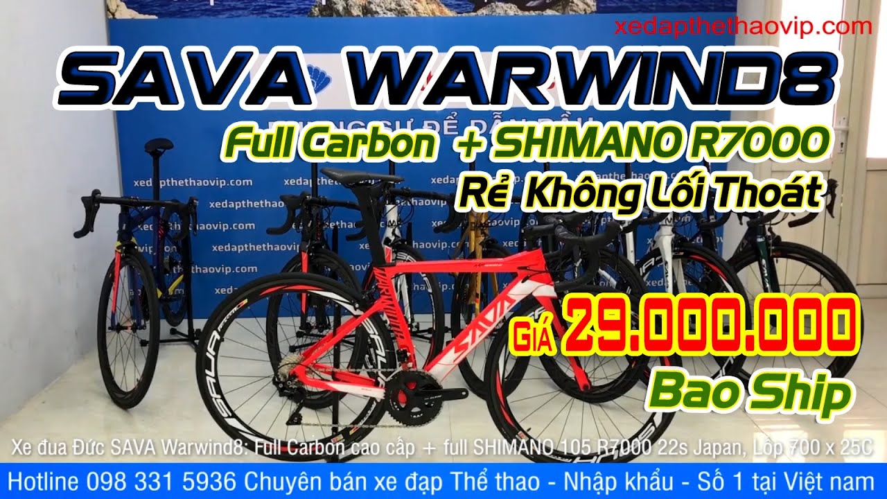 SAVA Warwind8 full Carbon + SHIMANO R7000  gi&aacute; 29.000.000  Rẻ Kh&ocirc;ng Lối Tho&aacute;t | 0989933958