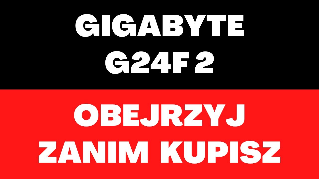 Gigabyte G24F 2 monitor, cena, opinie, ekran, ciekawostki