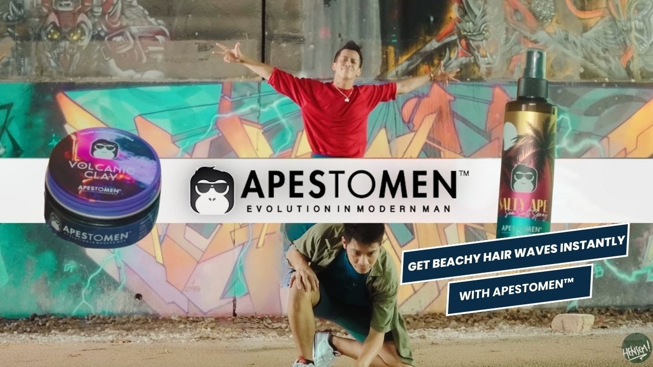 APESTOMEN&trade;: Achieve Natural Beach Hair Texture Without Getting Wet!