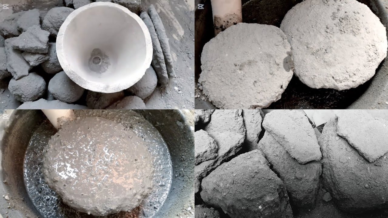 ASMR🖤New black charcoal slabs🖤🖤🖤dry Clay pot Water Crumbling🌊dipping🌺#relaxing#satisfying