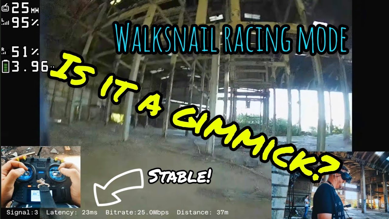 Trying Walksnail RACING MODE (540p) | FPV Freestyle