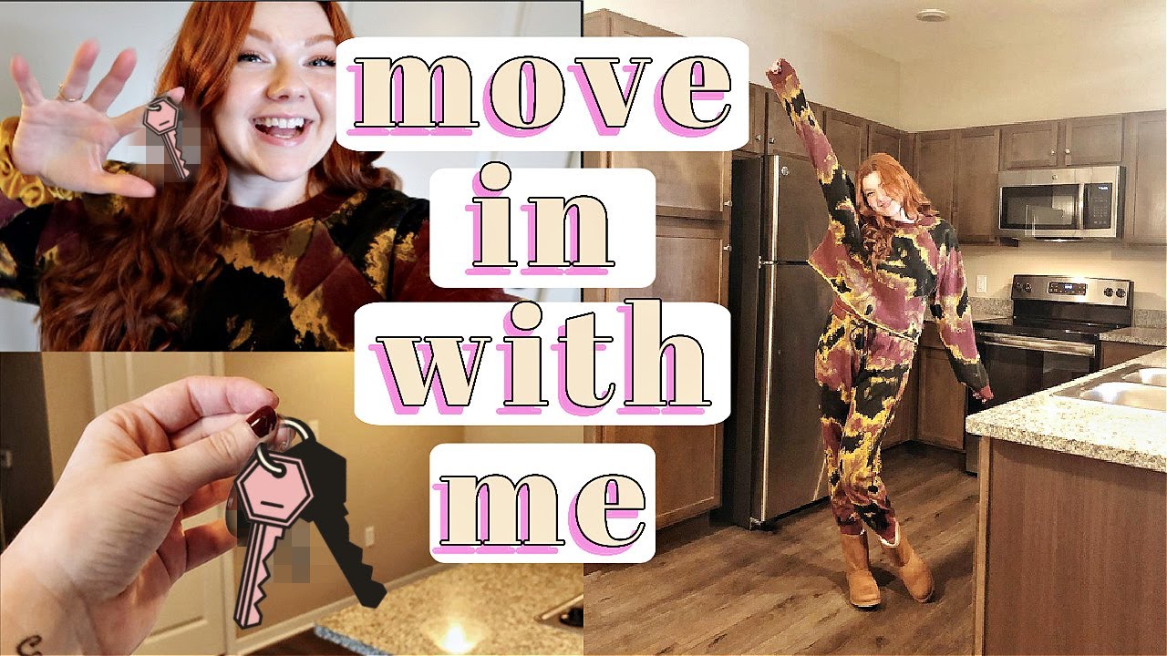MOVING VLOG #1: empty apartment tour, first grocery shop & Amazon haul