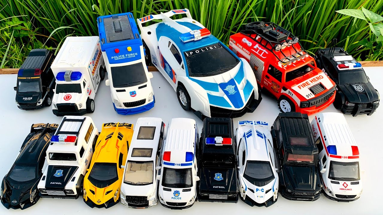 Mobil Mobilan Truk Oleng, Mobil Ambulan Emergency, Mobil Polisi, Mobil Damkar, Mobil Balap #4606