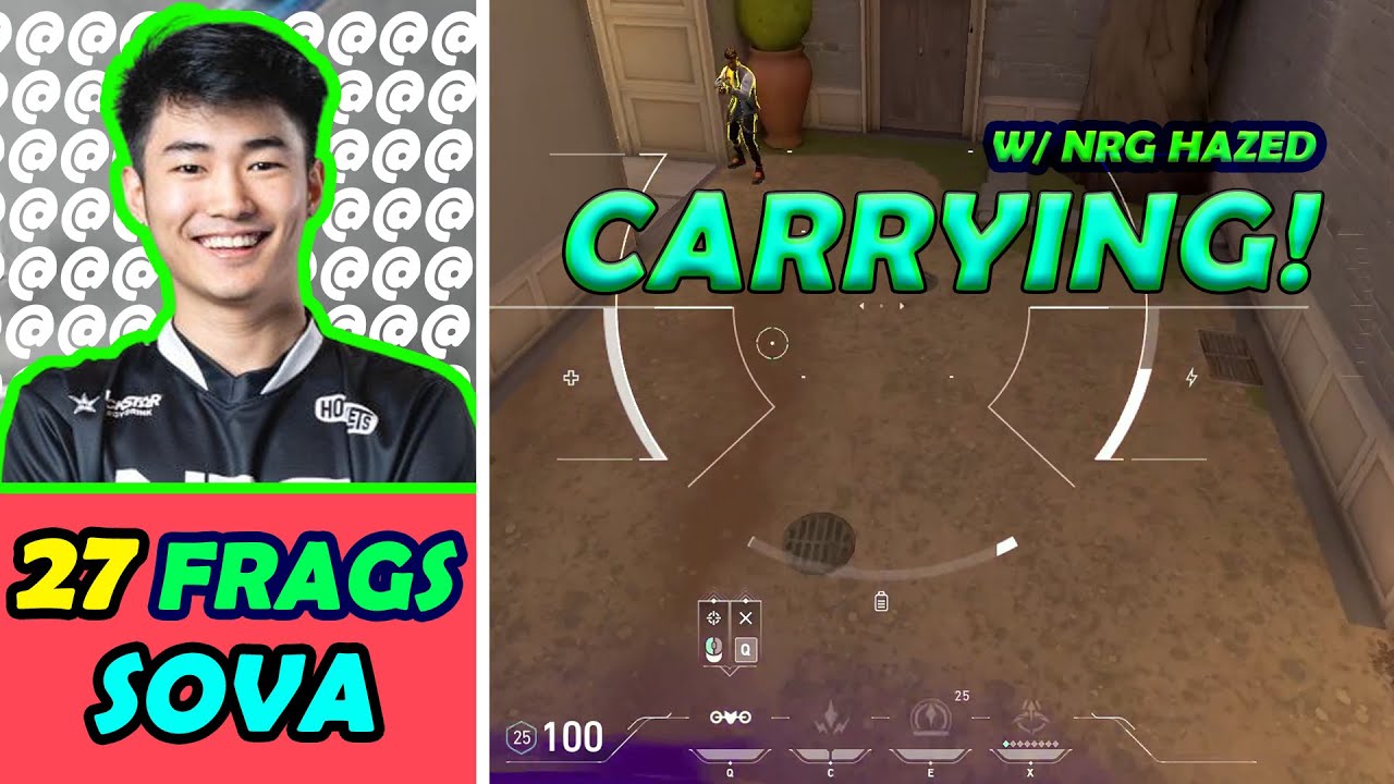 MVP! NRG S0M 27 FRAGS INSANE SOVA IN ASCENT W/ NRG HAZED AS ASTRA!