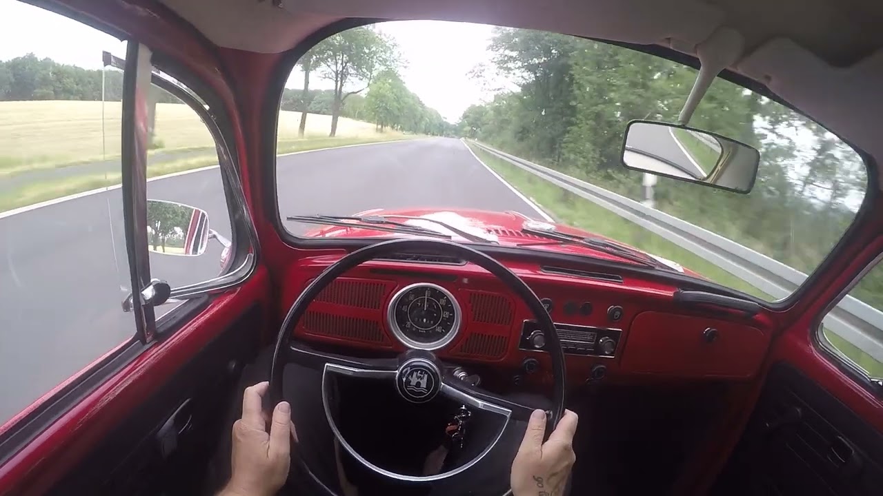 VW Käfer 1302 Fahrt durchs Oberbergische Teil 4 von 5