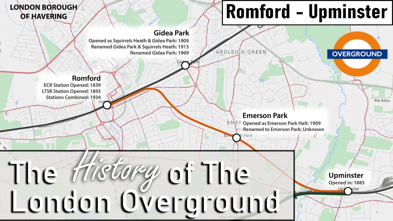 The History of the London Overground - Romford to Upminster