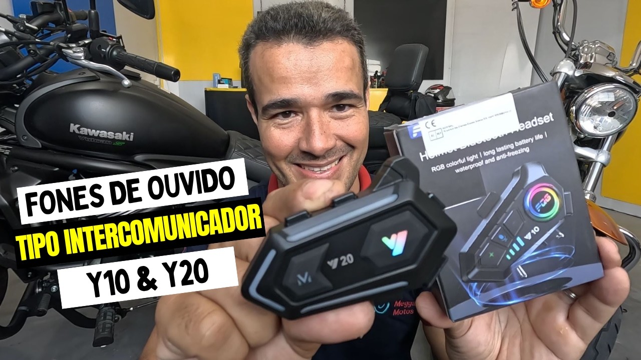 FONES TIPO INTERCOMUNICADOR PARA CAPACETES - MELHORES AVALIADOS COM NENOR PREÇO Y10 E Y20