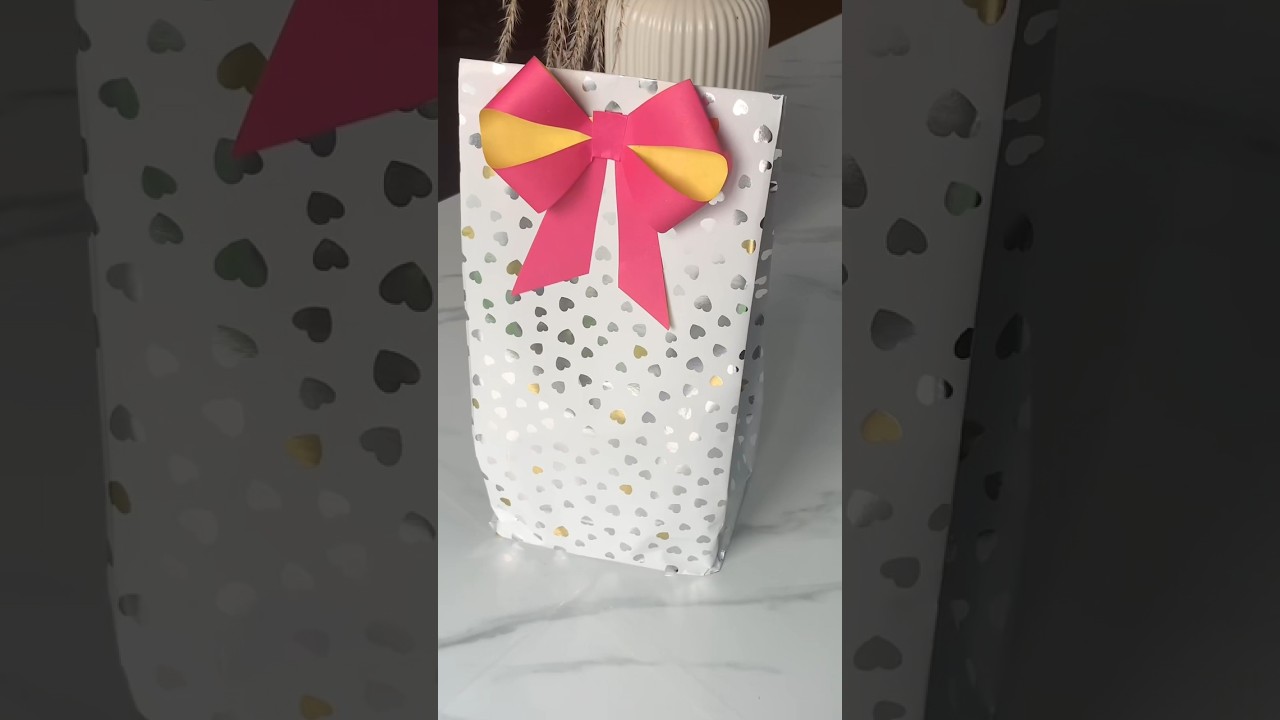 How to Gift Wrap a Mug☕️#giftwrapping #mug #giftwrappingideas #wrappinggifts #diy #shorts #coffeemug
