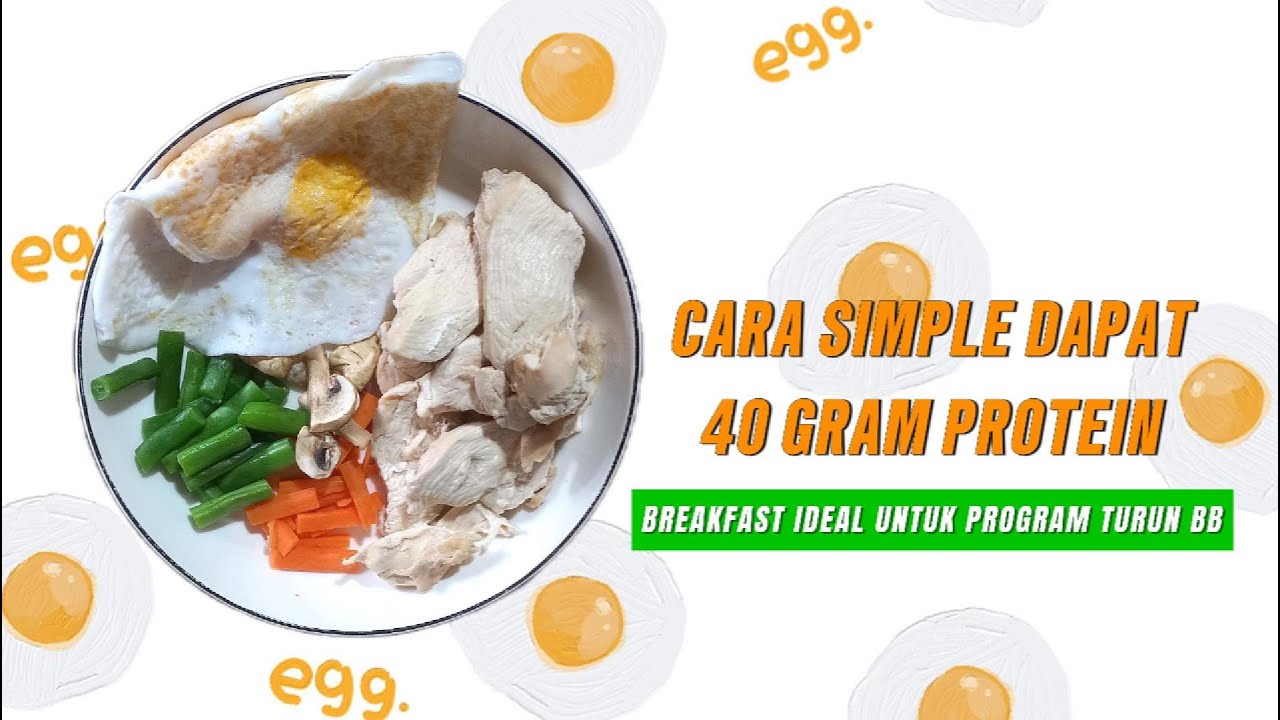 40 grams protein untuk breakfast