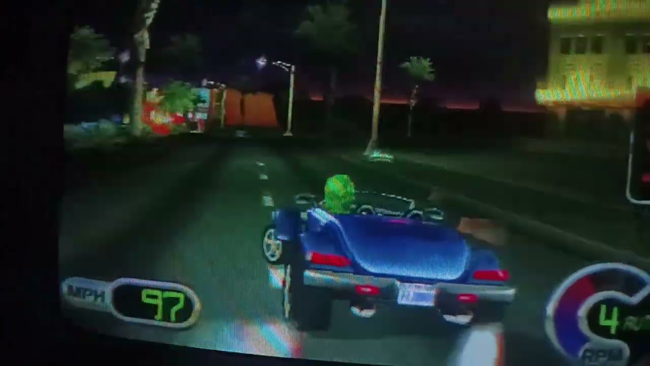 Cruis'n Exotica Arcade Playthrough - Las Vegas