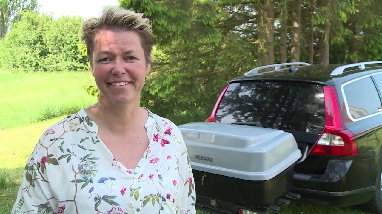 Menabo Tourbox - bagageboks til anhængertrækket