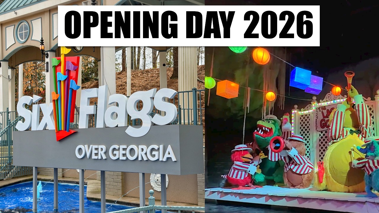 День открытия парка развлечений Six Flags Over Georgia в 2026 году.