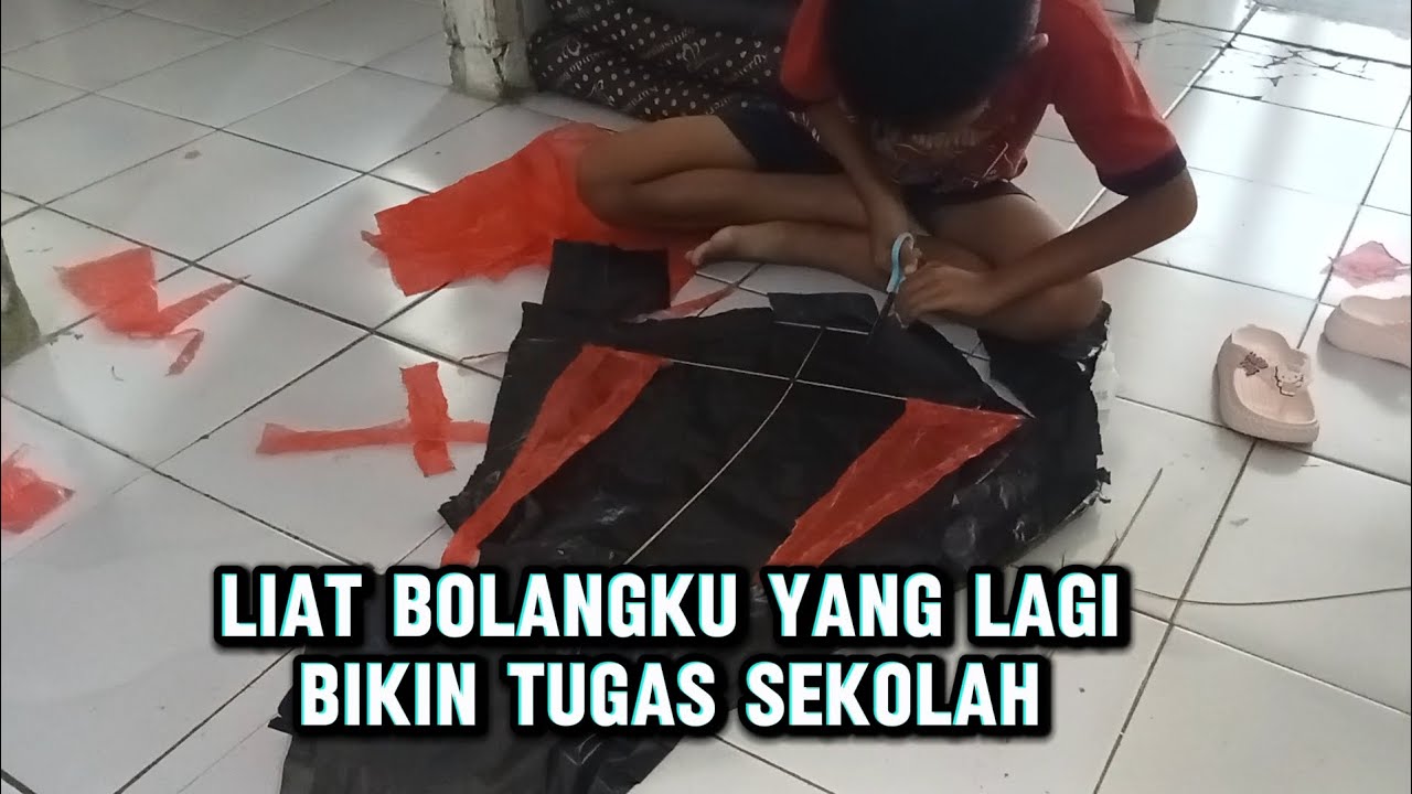 LIAT MAS YANG LAGI BIKIN LAYANGAN BUAT TUGAS SEKOLAH ‼️