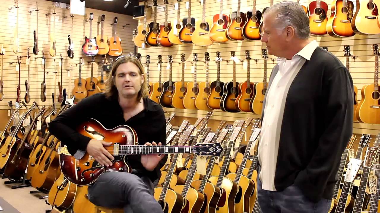 Val McCallum at Norman's Rare Guitars