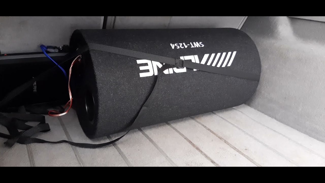 Subwoofer Alpine + Amplificator Alpine, SWT-12S4&nbsp;/ wv passat b5.5