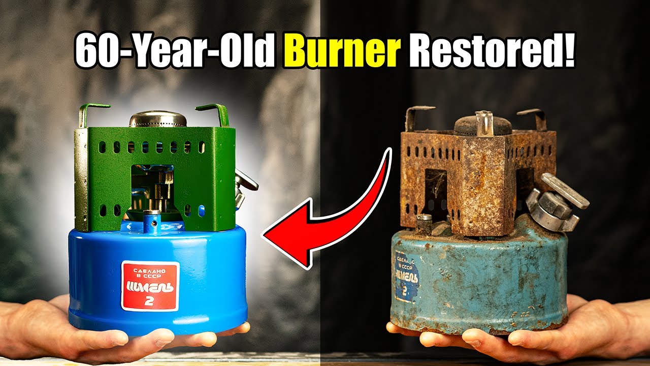 Rusty 60-Year-Old Gasoline Burner Full Restoration (ASMR)