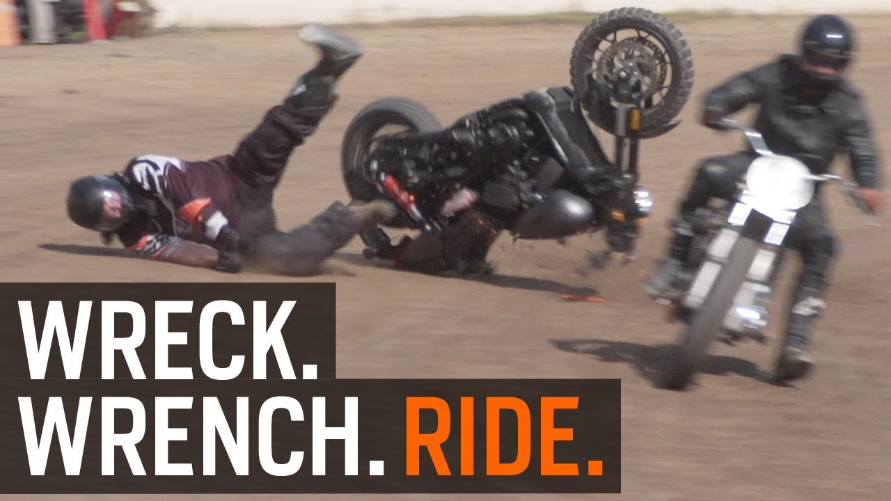Wreck. Wrench. Ride. Harley Flat Track Racing at RevZilla.com