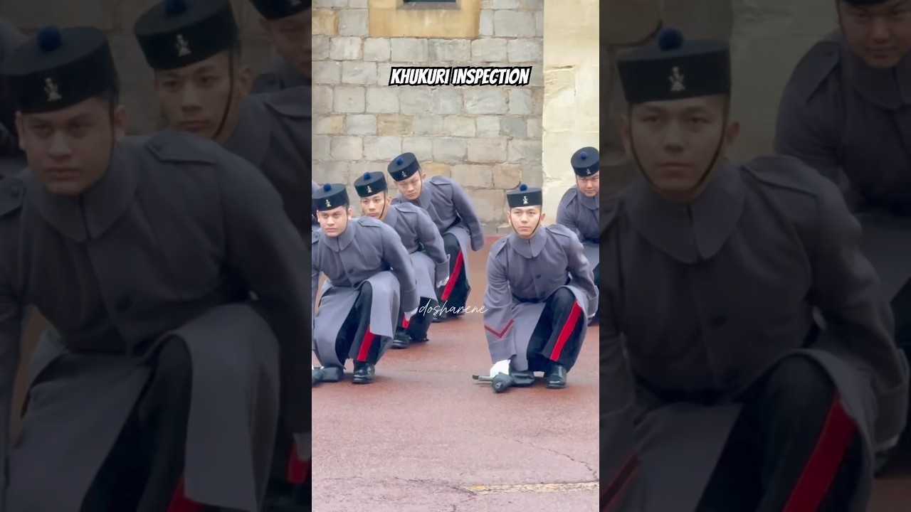 Gurkhas Khukuri Inspection #gurkha #gurkhasignals #khukuri #windsorcastle #gorkha #gorkhali