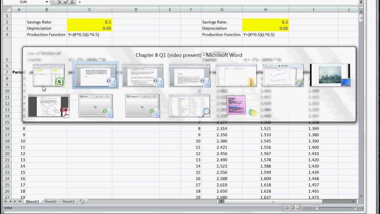 Solow Model Practice - Calculate the Steady State & Compare Economies with Varying Saving Rates